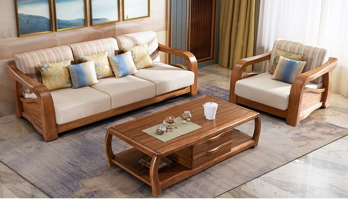 Bộ bàn ghế gỗ giá 5 triệu đơn giản thích hợp cho các căn hộ nhỏ 