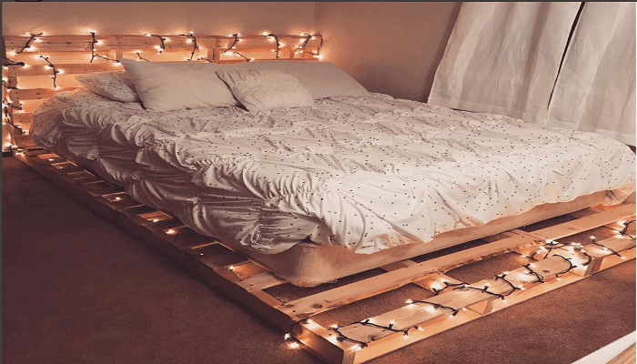 Tham khảo giường gỗ pallet có chất liệu chất lượng 