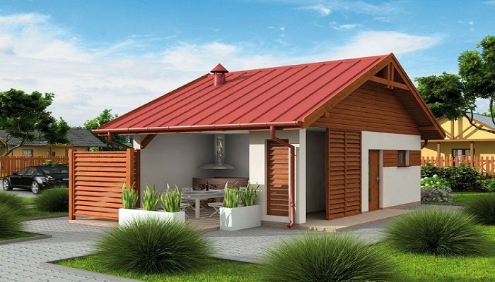 Mẫu nhà cấp 4 mái tôn chỉ 100 triệu đáp ứng đủ nhu cầu mà tạo được không gian thoáng mát