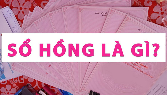 Sổ hồng hiểu đơn giản là cuốn sổ có bìa màu hồng nhạt cánh sen.