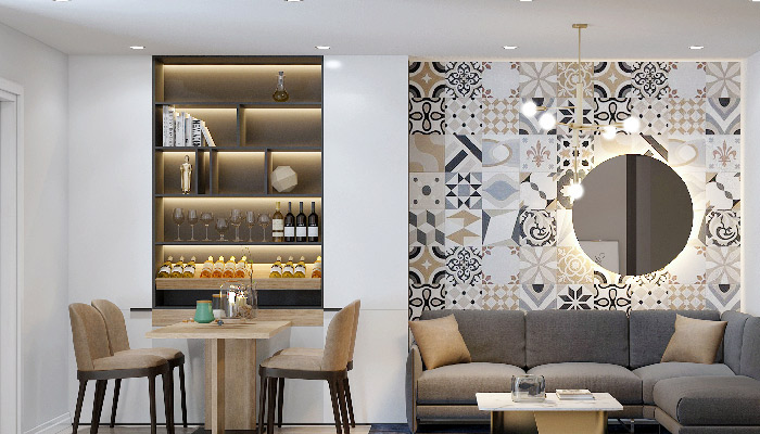 thiết kế nội thất chung cư 54m2