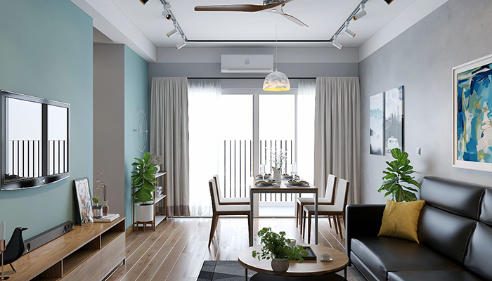 thiết kế nội thất chung cư 58m2