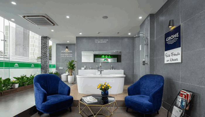 thiết kế nội thất showroom