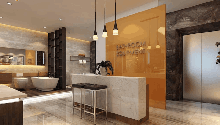 thiết kế nội thất showroom