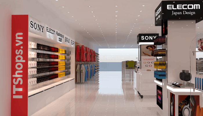 thiết kế nội thất showroom