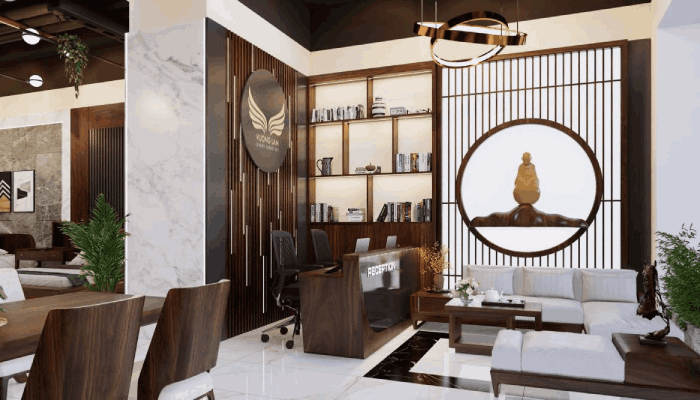 thiết kế nội thất showroom
