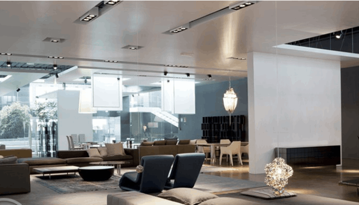 thiết kế nội thất showroom