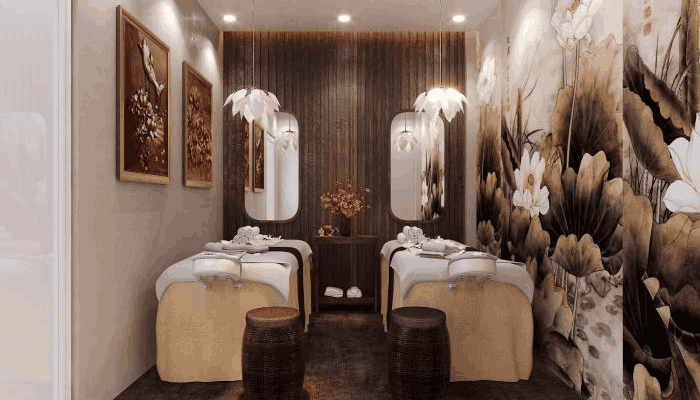 thiết kế nội thất spa