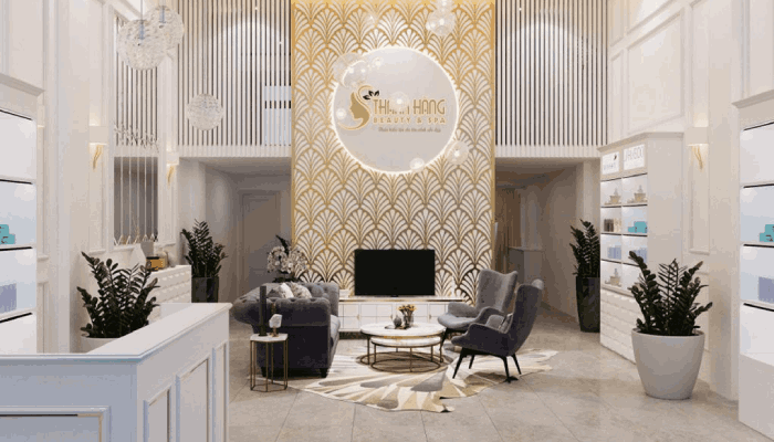 thiết kế nội thất spa